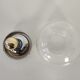 Hillebrand frosted glass wall light 60/70