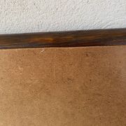 Miroir bois 37x60 cm, années 80