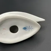 Porcelain Swan Hollóháza – Hungary – Vintage figurine with a golden beak