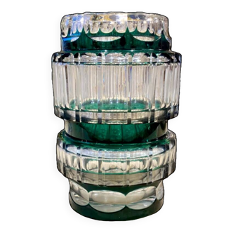 Val Saint Lambert crystal vase