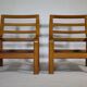 Teak Highback Lounge Chairs by L. Olsen & Søn, Set of 2, Denmark, 1960s