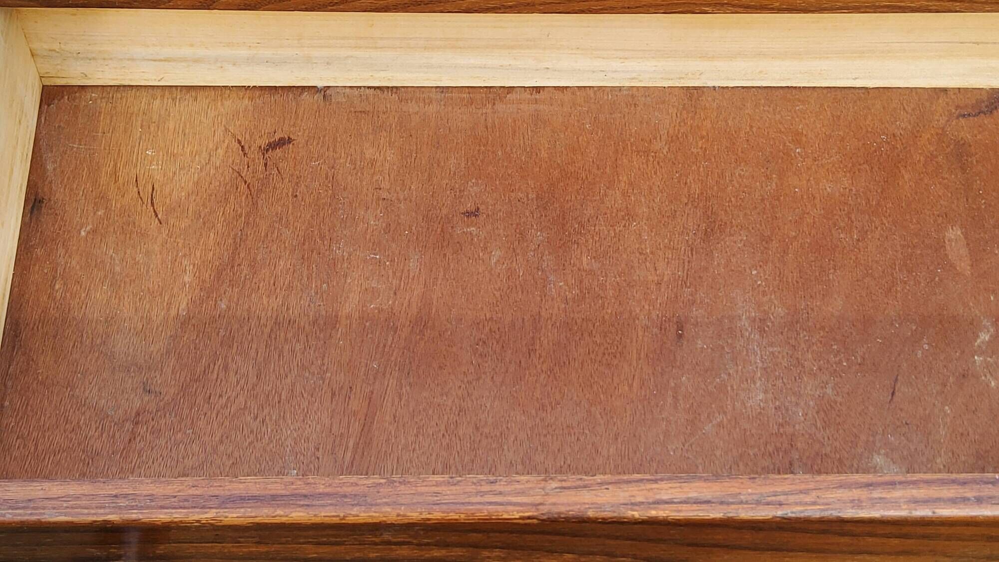 Vintage oak chest of drawers from the 50s compass feet 4 drawers
