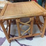 Rattan coffee table