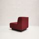Pair of modular armchairs, 1970