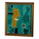 Painting painting with gilded frame, handmade, unique piece