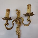 Wall lamp style louis xv in bronze