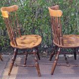 4 vintage bistro chairs