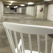 Grandessa rocking chair in white beech by Lena Larsson 1960 for Nesto