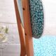 Vintage 1950s bistro chair revisited Petit Pan fabric