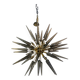 Contemporary Smoked “Spikes” Murano Glass Sputnik Chandelier
