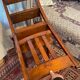 Solid wood ladder chair