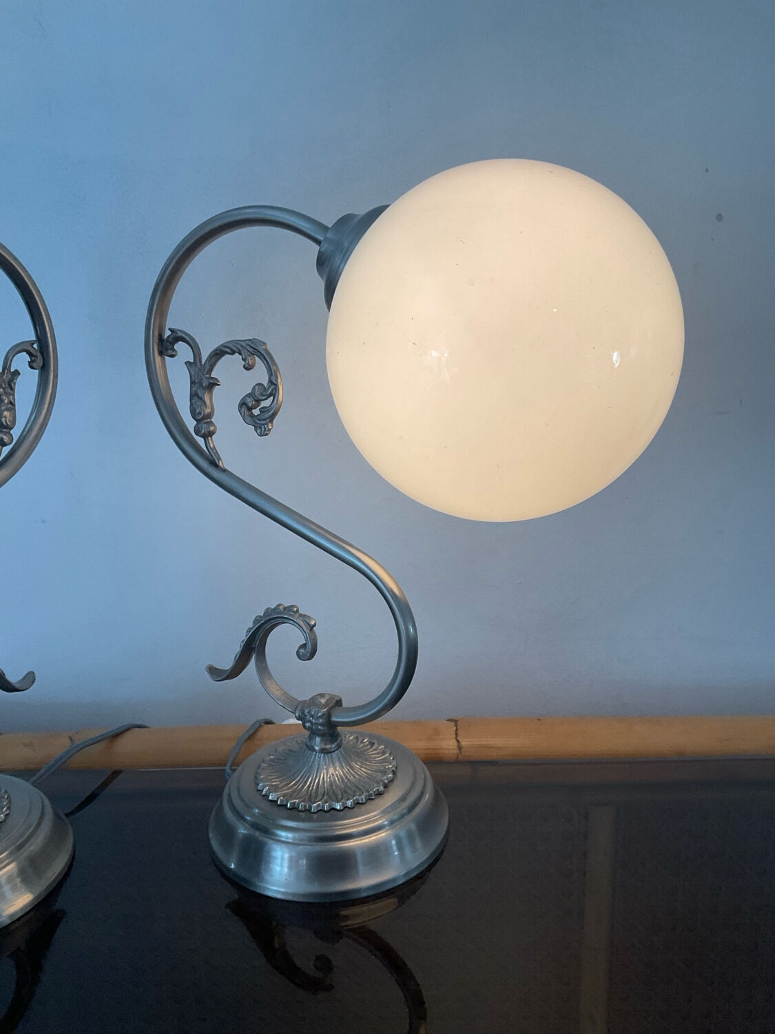 Pair of vintage lamps 70s