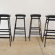 Eastern bloc Bar stools from the 80s, Czechoslovakia, set of 4
