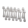 12 silver-plated oyster forks Christofle Rubans