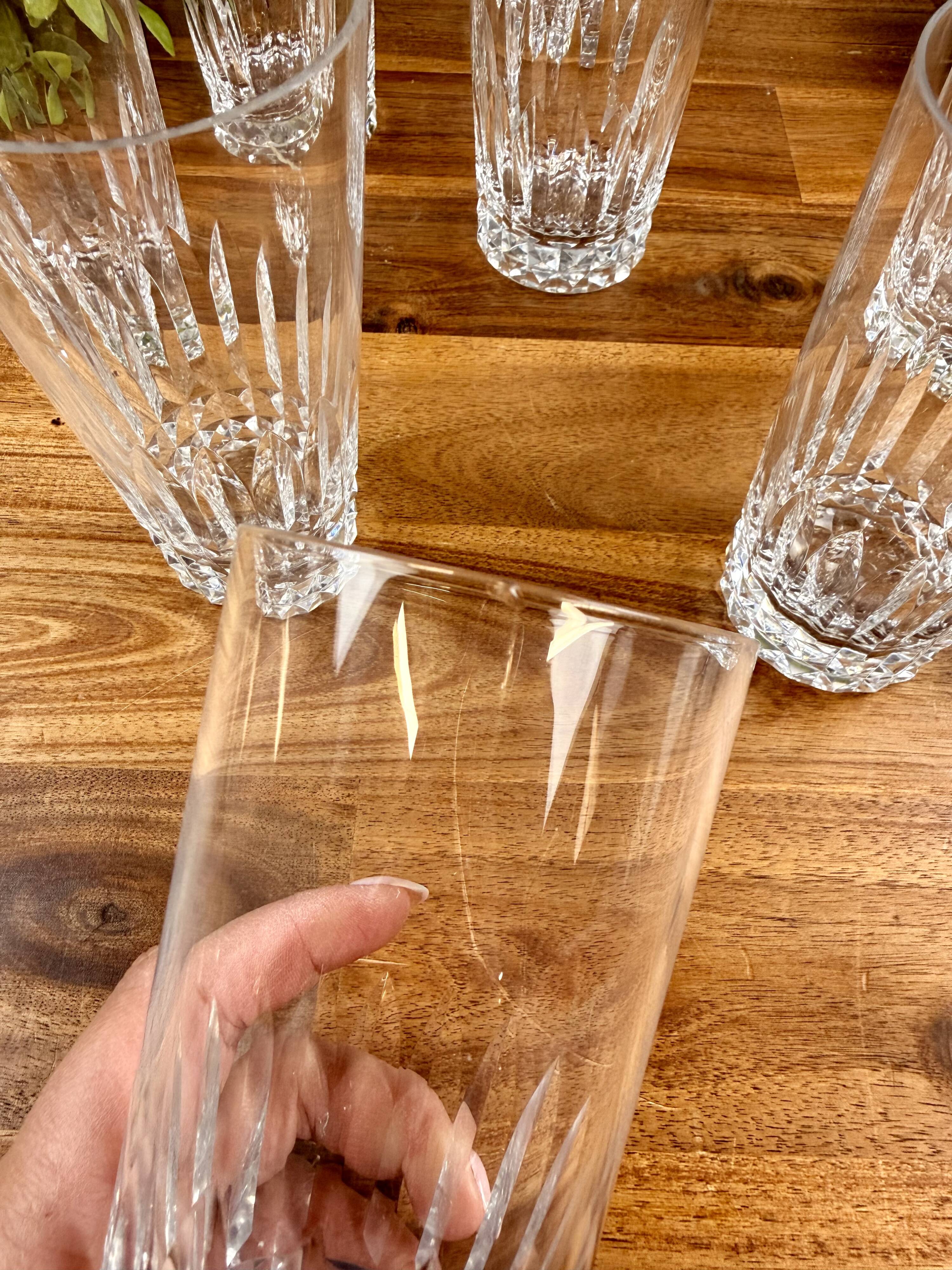 8 Baccarat Piccadilly orangeade glasses – crystal