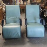 Pair of armchairs model antropovarius ferdinand porsche poltrona frau