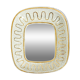 Beautiful small Art Deco ceramic mirror by Gmundner Keramik Austria, 1920
