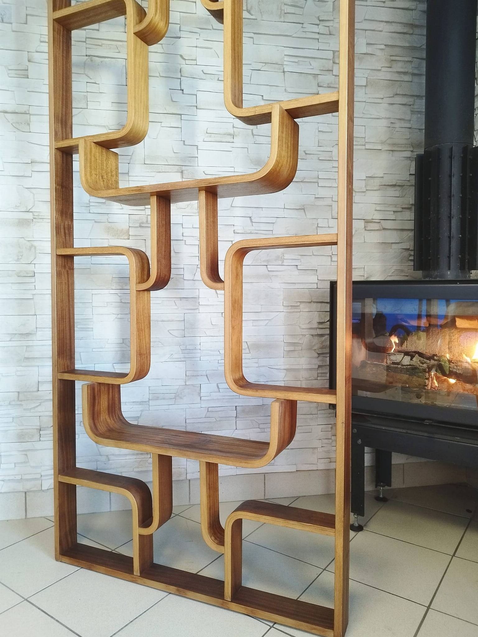 Wall Divider by Ludvik Volak from Drevopodnik Holesov
