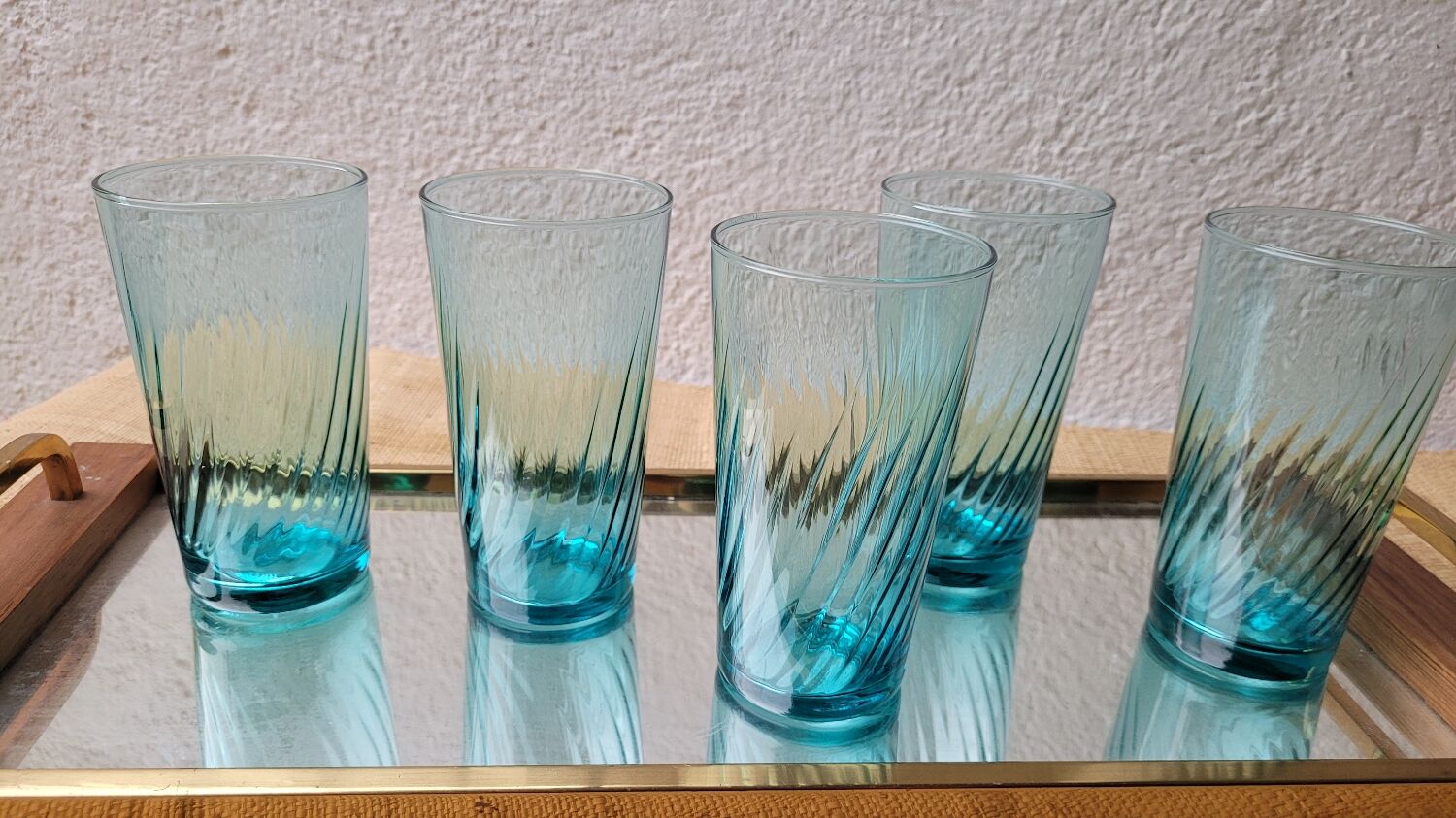 Verres bleus 60's