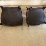 False pair of Louis XV style armchairs, nineteenth century