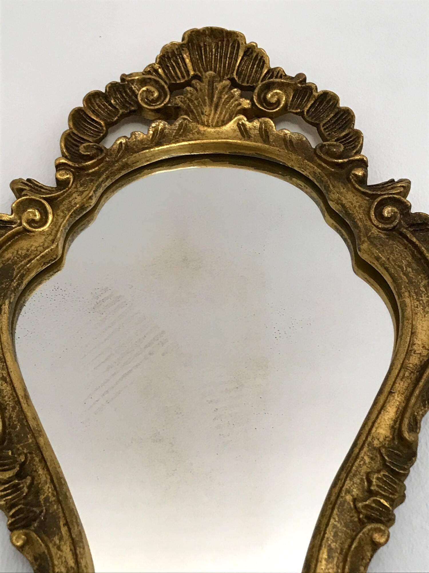 Miroir doré vintage