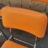 Tubmenager orange vintage chairs