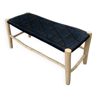 Boho rope laya bench