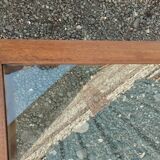 Vintage Scandinavian-style wooden coffee table.