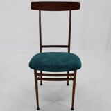 1960s Set Of Four Mahogany Dining Chairs, Italy