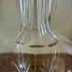 Antique molded glass carafe