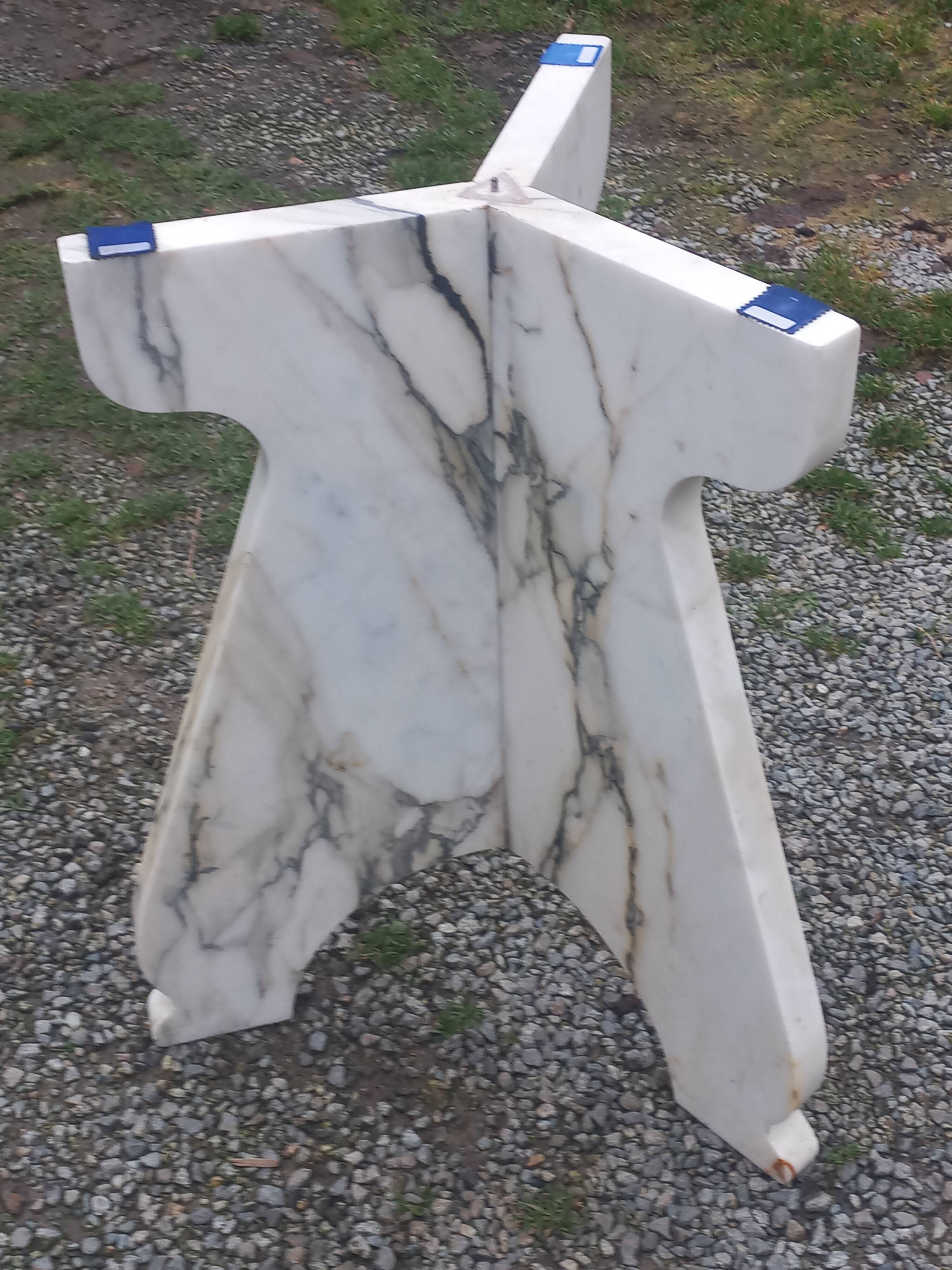 Table design en marbre des années 70