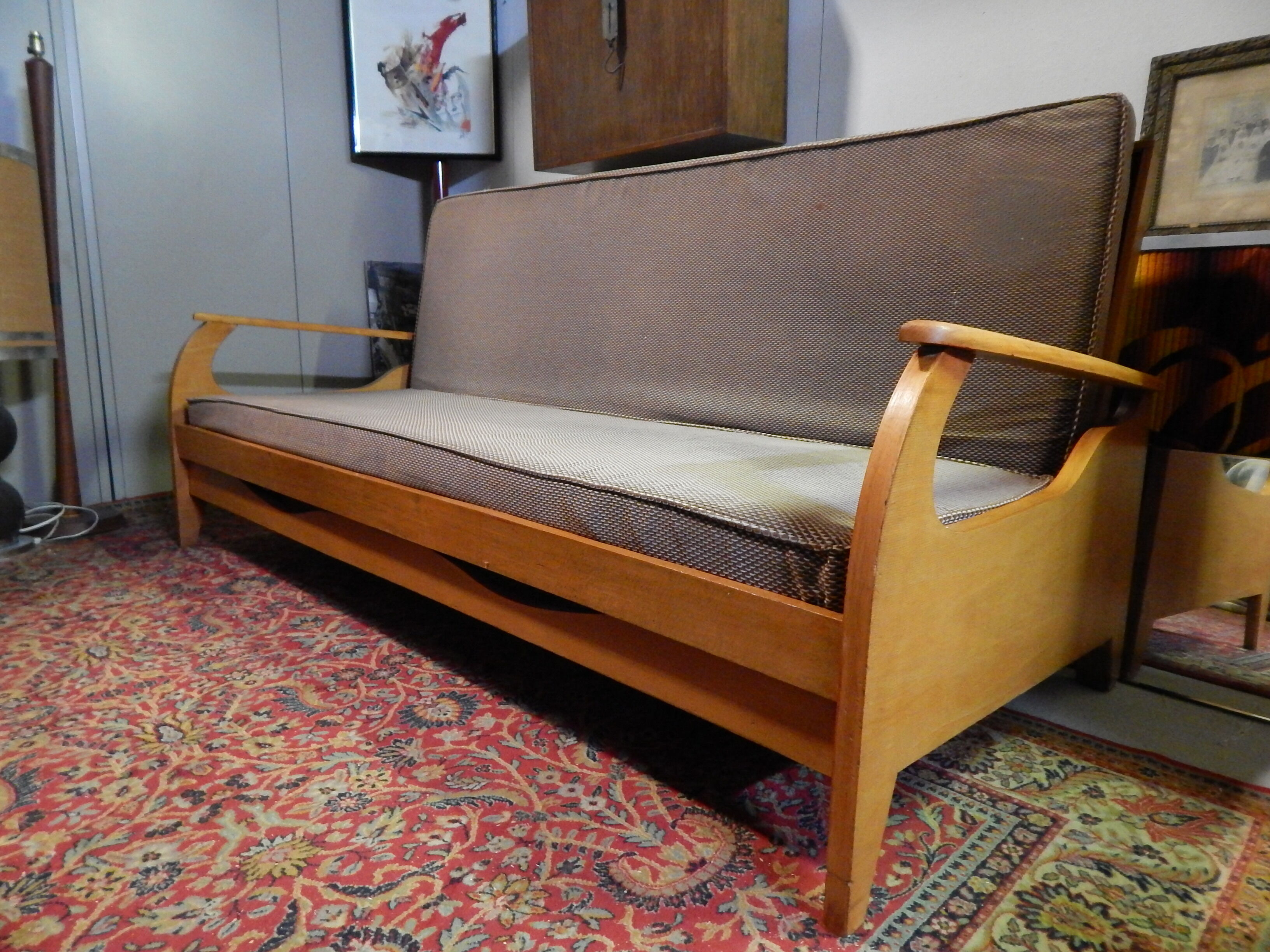 Vintage convertible sofa year 50