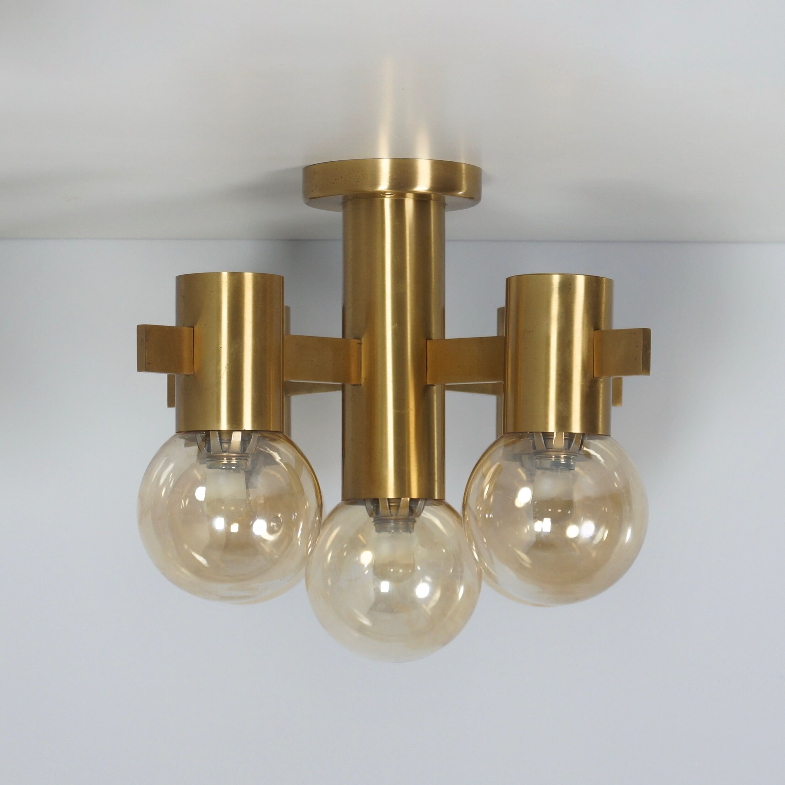 5-light ceiling lamp model 2158/5 by Hans Agne Jakobsson for AB Markaryd, Sweden, 1970s