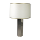 Hexagonal lamp in chromed steel France circa 1970