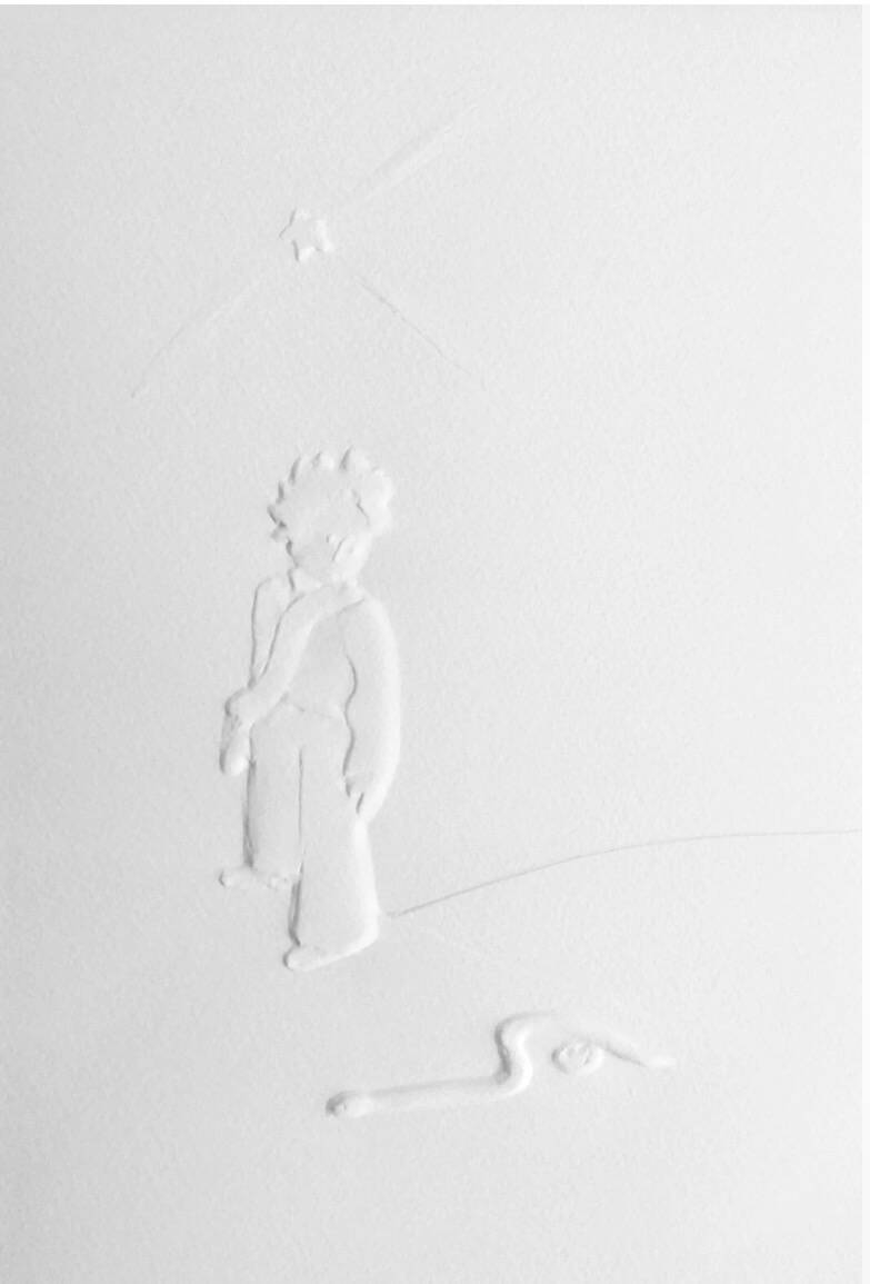 Le petit prince et le serpent