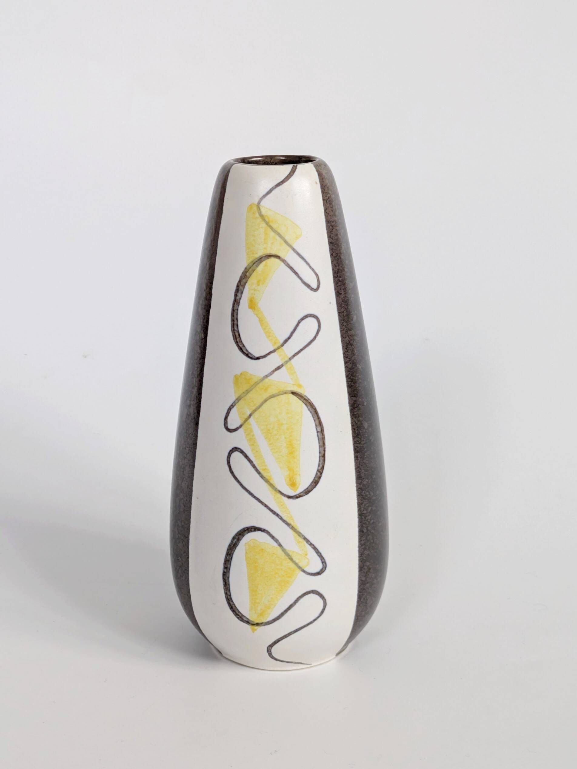 Midcentury ceramic vase by Ursula Fesca for Wächtersbach, Germany