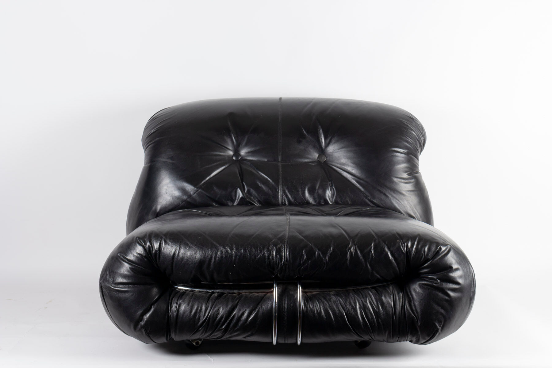 Tobia Scarpa Soriana chair and ottoman for Cassina 1970