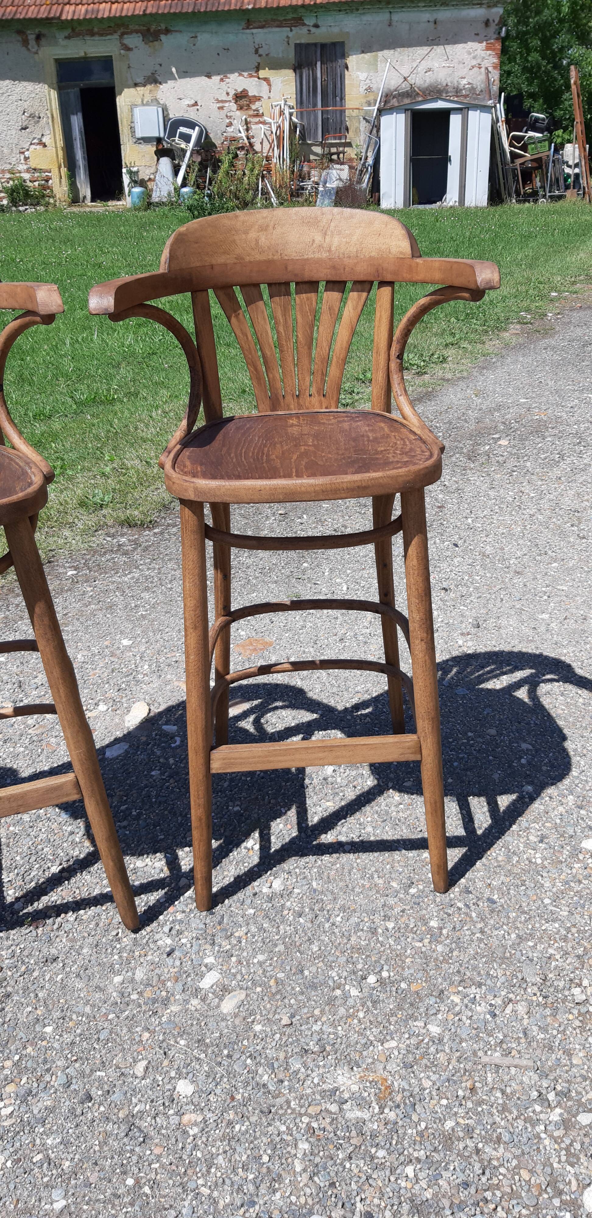 Thonet stools from the 30s Czechoslovakia