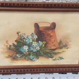 Myosotis flower painting