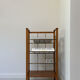 Vintage wooden / brass trolley