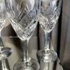 Suite of 4 port or wine glasses st louis crystal cooked wine glasses transparent chantilly model table art