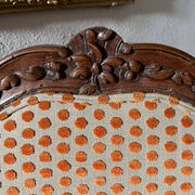 Canapé style Louis XV fin XIX ieme à entretoise