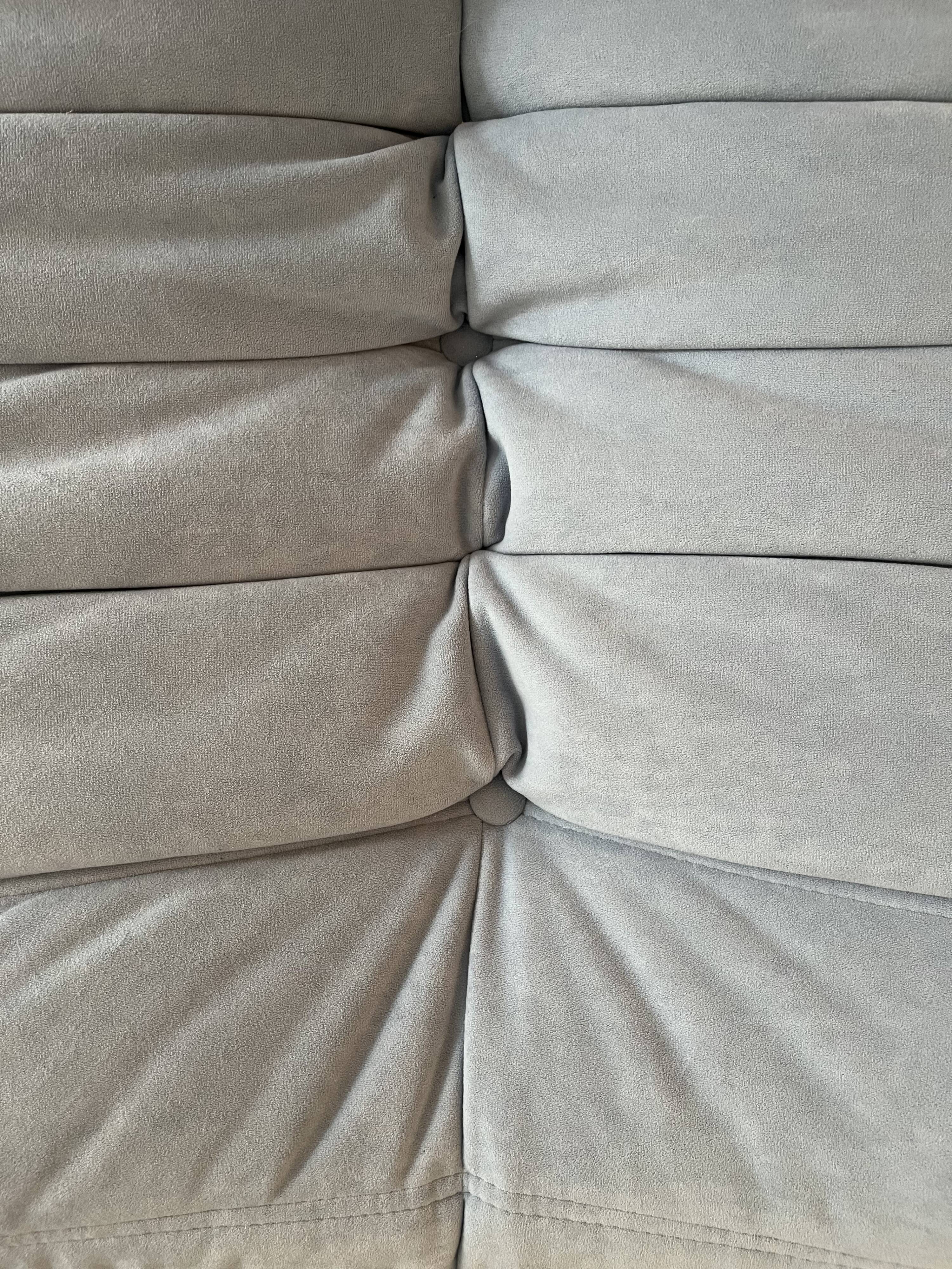 Blue Togo armchair by Michel Ducaroy for Ligne Roset