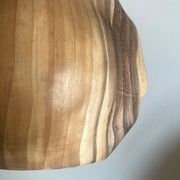 Ceramic vase mid century Grandjean in Vallauris faux bois 1960