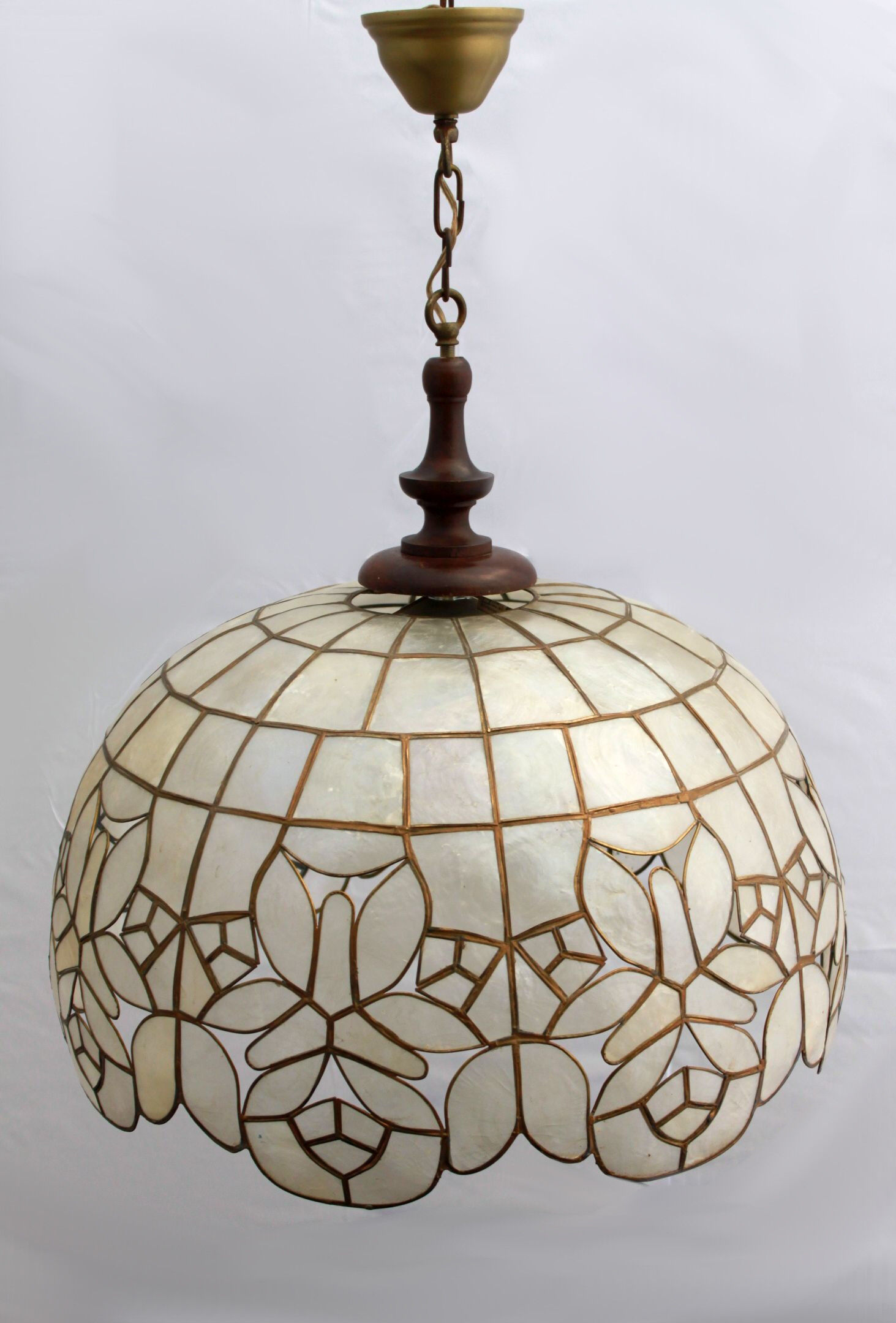 Lustre en nacre de Capiz, 70