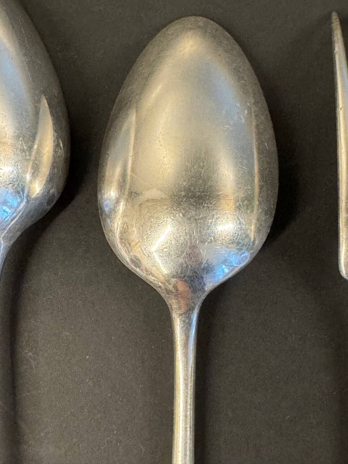 Set of 12 antique silver-plated cutlery – Afenide Manufacture