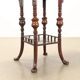 Table basse ancienne victorienne en acajou, Angleterre, XIXe siècle
