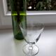 Lot of 6 crystal wine glasses engraved 50-60 years