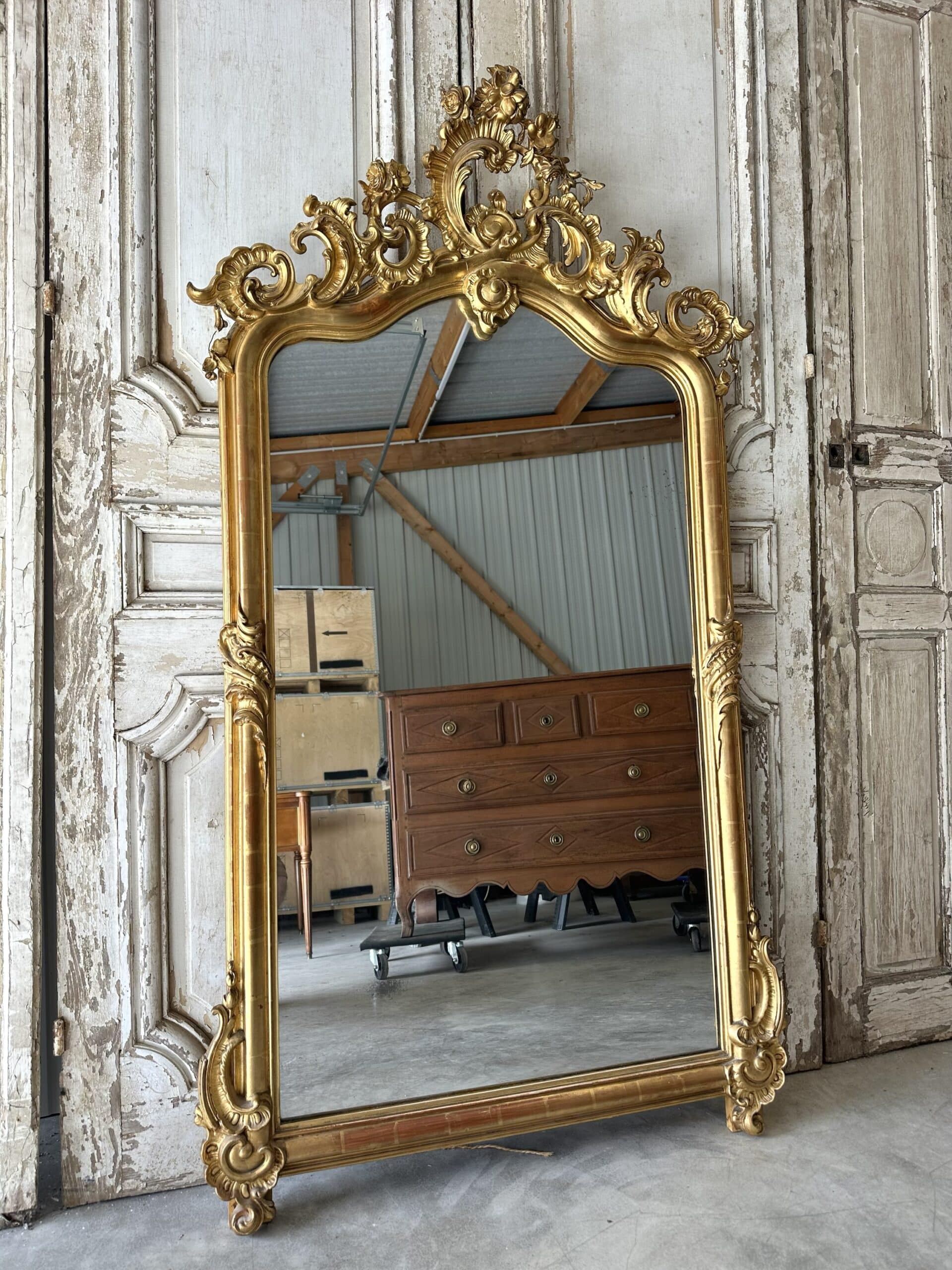 Louis XV style mirror circa 1880