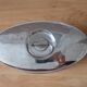 Silver-plated metal serving bell, Ecru monogrammed 240516